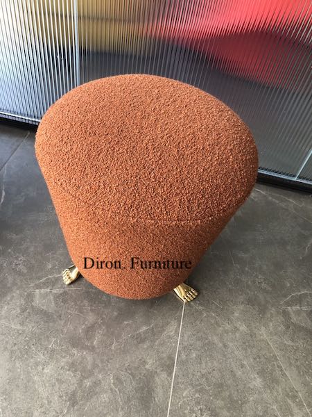 Boucle Fabric stool Boucle Fabric stool